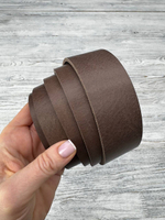 Ременная заготовка Миссури МС32 цв. Шоколад, толщ. 3,3-3,5 мм