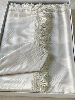 Скатерть 170х270 и 12 салфеток Gamba 9906СК Begie сливочная