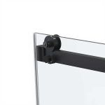 Душевой уголок Комо Софт (Como Soft) Vincea VSR-1CS9012CLB, 1200*900, черный, стекло прозрачное