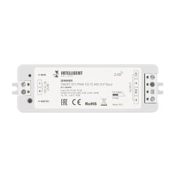 INTELLIGENT ARLIGHT Диммер SMART-SET-PWM-102-72-MIX-SUF Black (12-24V, 2x5A, ПДУ LINE, 2.4G) (IARL, IP20 Пластик, 5 лет) 036186
