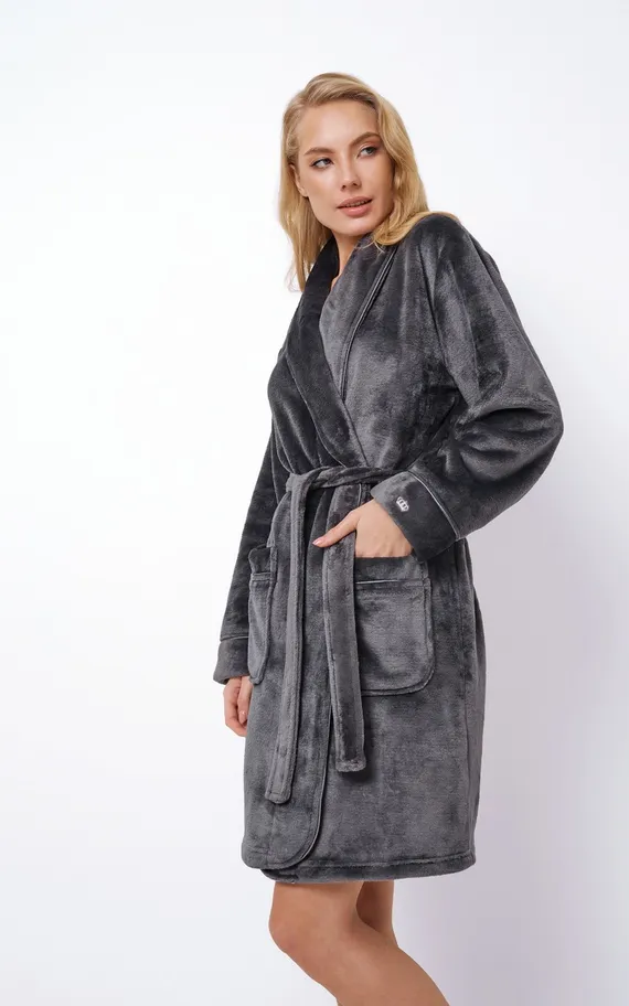 EVA DARK GREY Халат женский