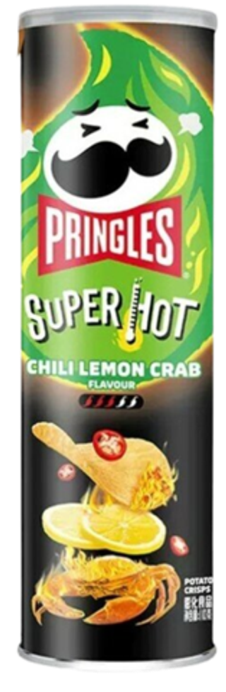 Чипсы Pringles со вкусом Лимона и Краба