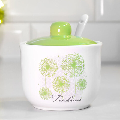 Сахарница 330мл с ложкой "Нежность" (00113364)