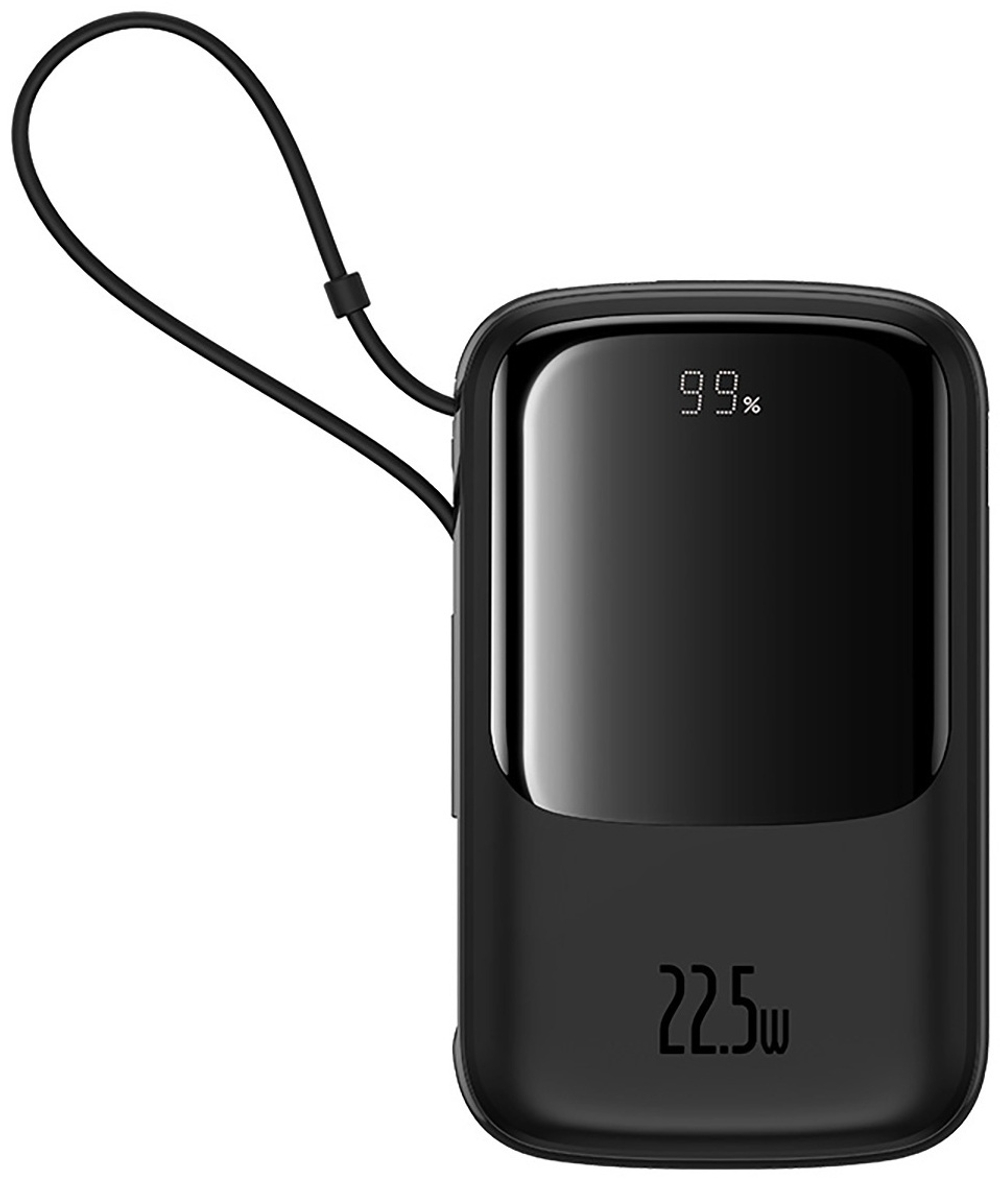 Внешний аккумулятор Baseus Qpow Pro+ 2C+U 22.5W P10067101113-00 10000 мАч черный
