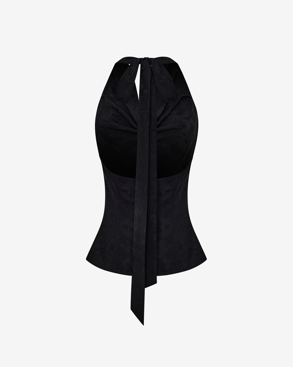 Топ на завязках с открытой спиной