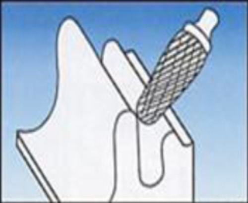 Бор-фреза тв.спл. cфероконическая ( тип L) L0616F06