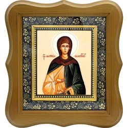 Светлана (Фотина, Фотиния) Палестинская Святая преподобная. Икона на холсте.