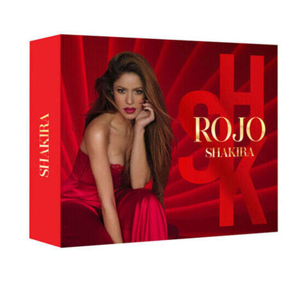 Парфюмерный набор Shakira RED LOT 2 pcs Eau de Toilette vaporizer 50 ml vapo + body lotion 75 ml