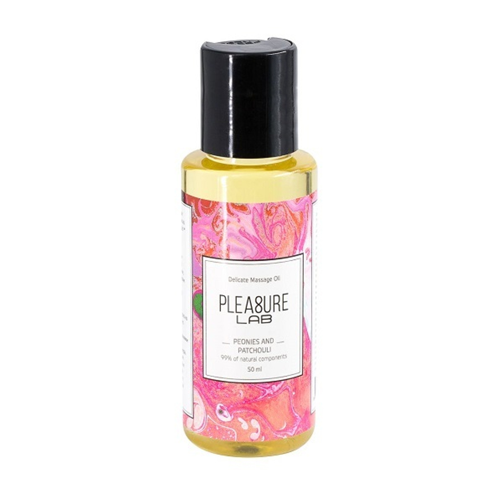 Массажное масло с ароматом пиона и пачули Pleasure Lab Delicate 50мл