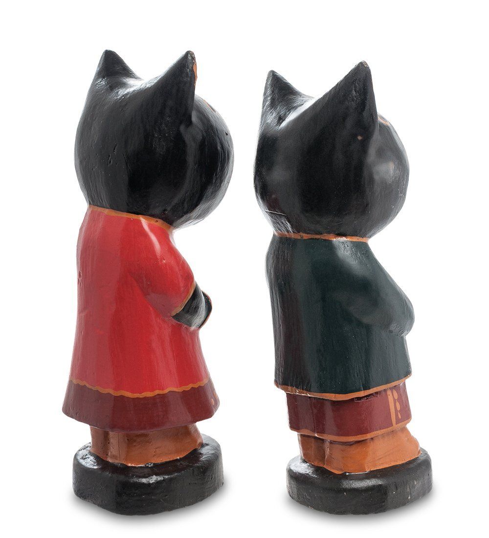 28-021 Статуэтка КОТ и КОШКА фольклор, набор 2 шт