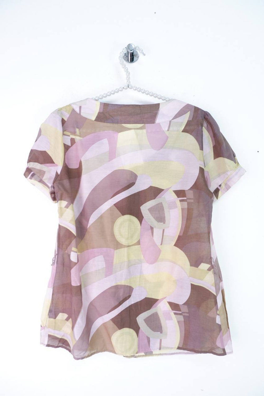 Блузка Marks&Spencer свободного кроя, маркировка 8, визуально 42 размер