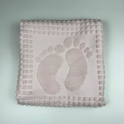 Полотенце для ног Arya 50х70 розовое