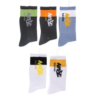 Носки мужские «Noskoff - RUN» с рисунком, размер 41-45