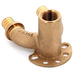 Угольник REHAU настенный ВР 20/20-1/2 RX+ длинный , бронза