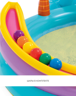 Игровой центр «Динозавр», с распылителем, 333х229х112 см, от 3 лет 57135NP/134433