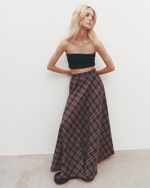 A-line Skirt Dark-Blue