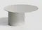 Столик Type D 80 см со смещенным основанием D 39 см (серо-бежевый)