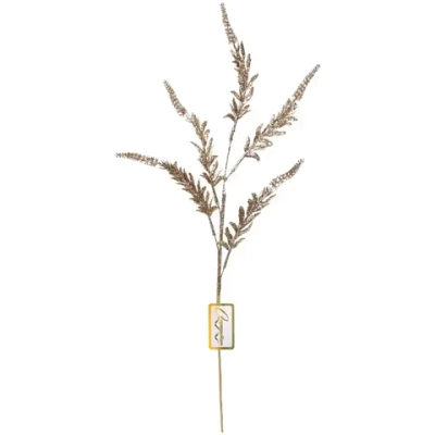 Ветка декоративная «Зимняя свежесть» 70 см, Шампань