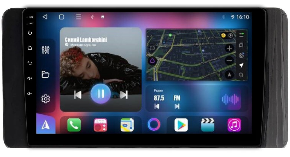 Магнитола для Volkswagen Polo, Skoda Rapid 2020+ - FarCar BM3017M на Android 13, QLED, TS10, 4Гб+32Гб, CarPlay, 4G SIM-слот