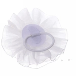 Бант для волос детский 1шт «Кокетка - Magic Girls Mina», цвет белый, d-10см