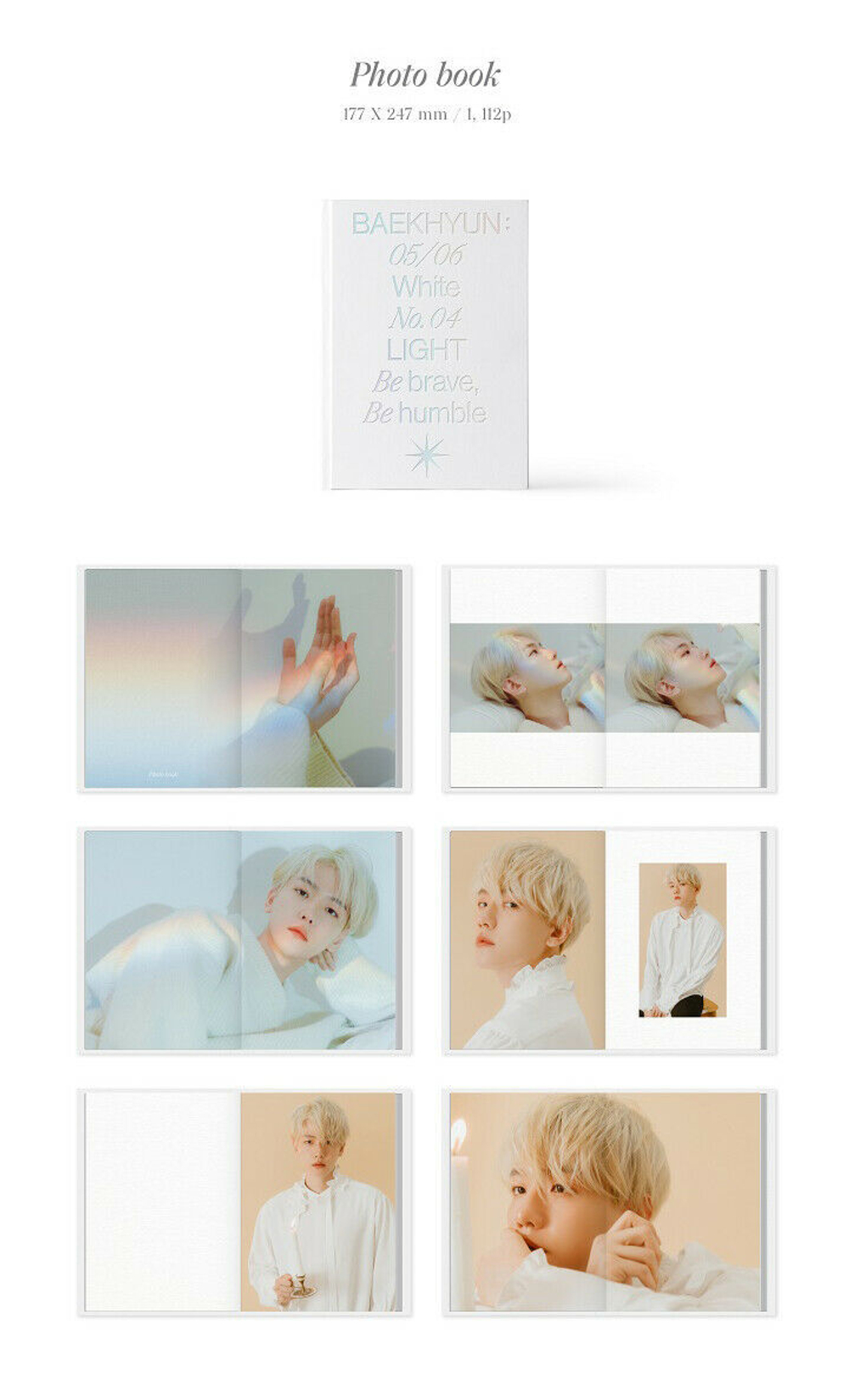 EXO BAEKHYUN - [BAEKHYUN:] SPECIAL PHOTO BOOK SET