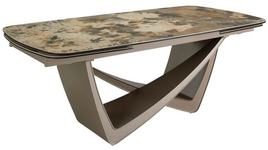 Раздвижной обеденный стол со столешницей из мраморной керамики 1152 Испания 200Х100