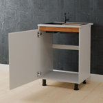 Кухонный модуль напольный под мойку со столешницей 60х60х85