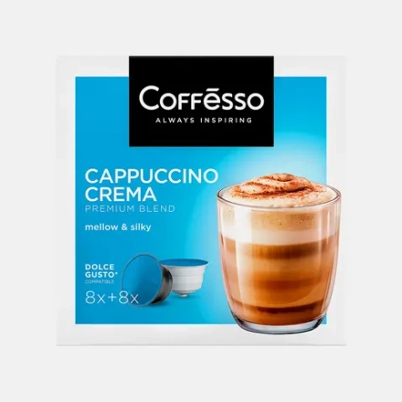 Кофе в капсулах Coffesso Cappuccino Crema DG 16шт 192г