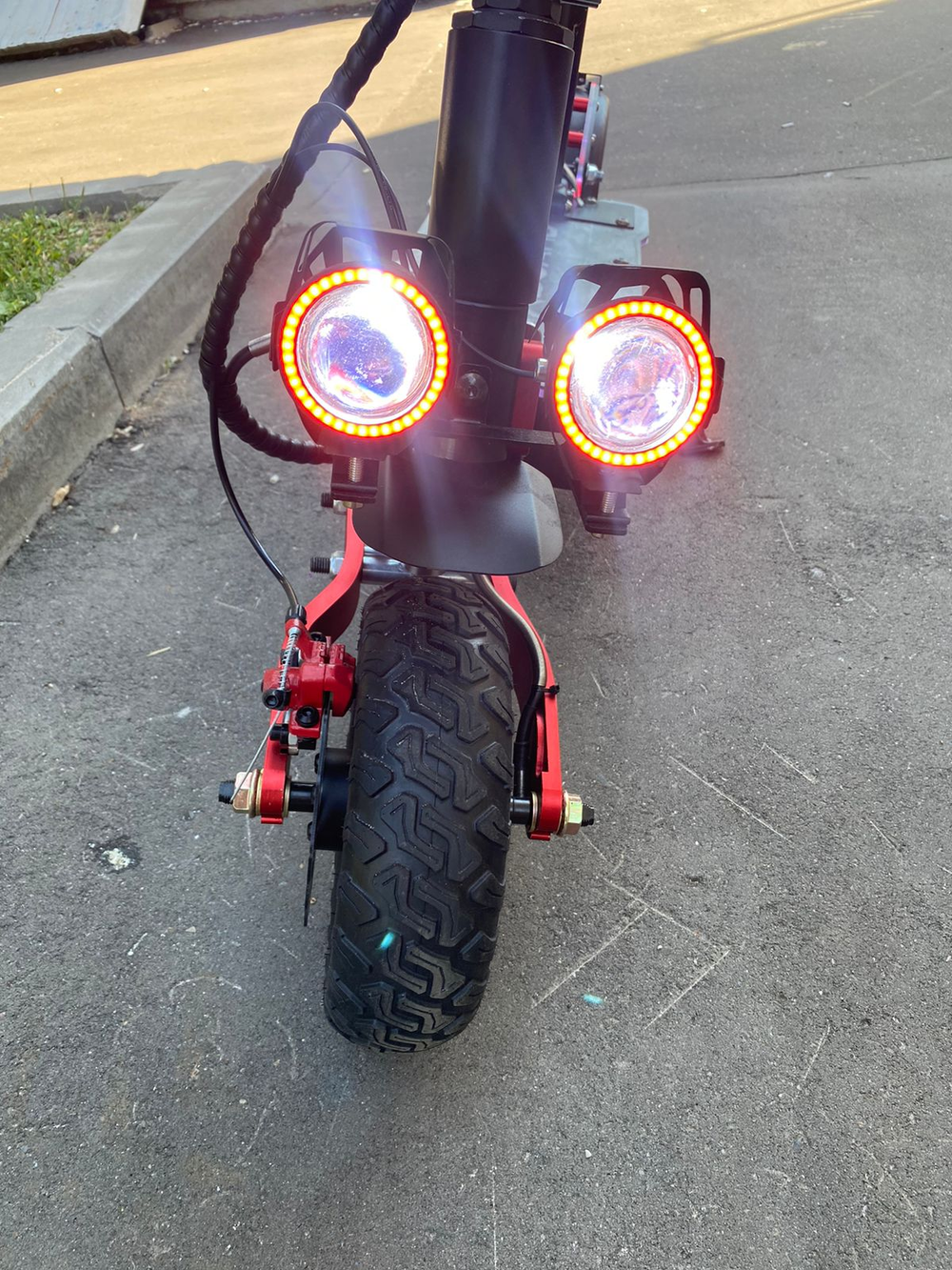 Электросамокат ZAXBOARD Hunter V5 MOTO AQUA TEM-245