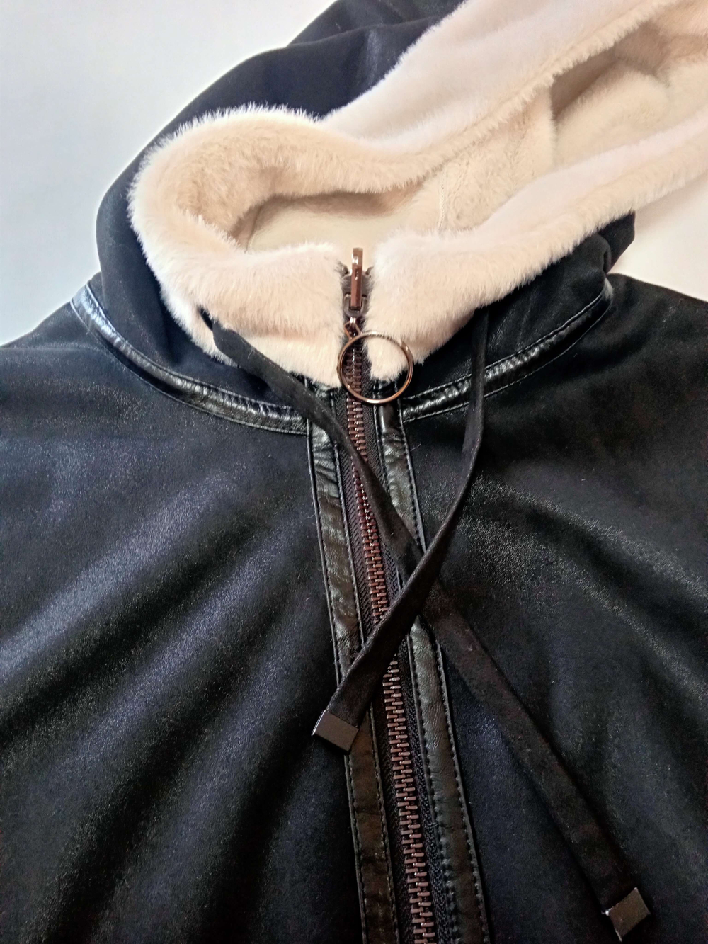 Дублёнка демисезонная, лёгкая двухсторонняя.Турция.Размер-50