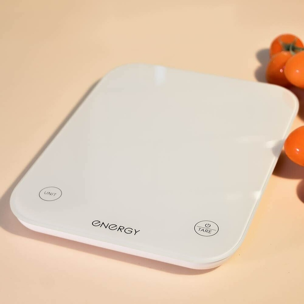 Весы кухонные электронные до 10кг ENERGY EN-434, 15*20см, белые