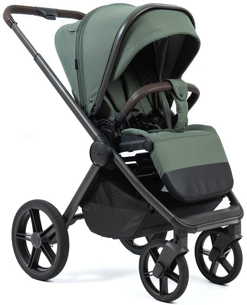 Детская коляска Peppy Monaco Thermo 3 в 1 с автокреслом Verona Green