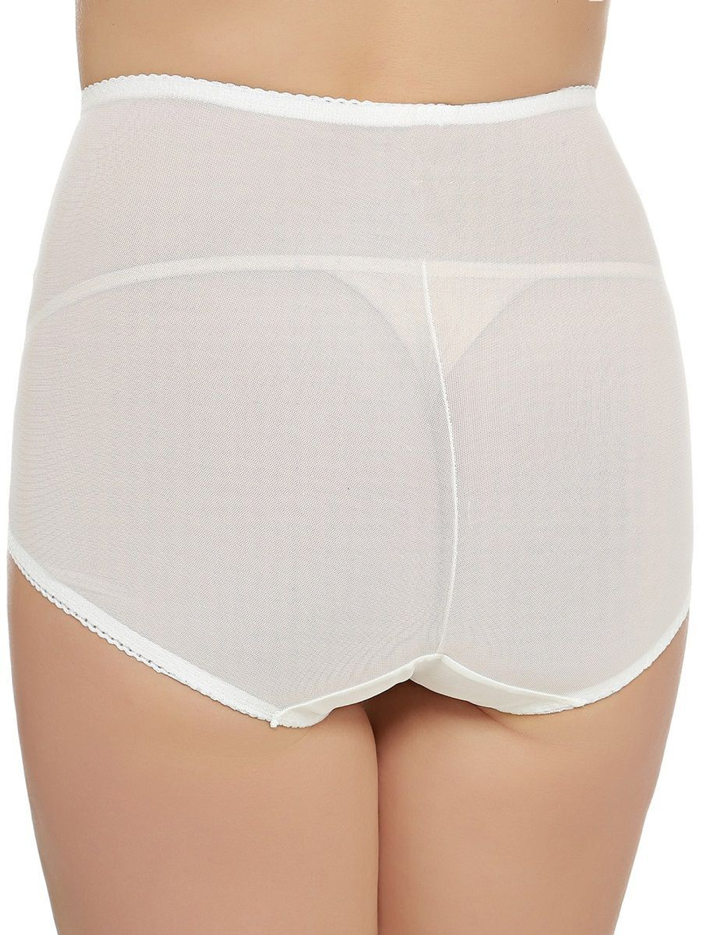Шифоновые трусы с единственным швом сзади (Размер: L) (Цвет: белый)