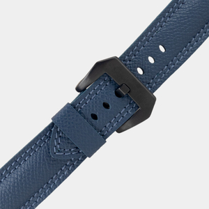 Ремешок для Apple Watch Ultra 49mm из кожи Saffiano синего цвета