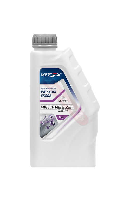 Антифриз Vitex O.E.M. for VW Audi Skoda 1кг фиолетовый