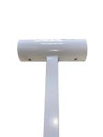 Балетный станок, регулируемый, 1 ряд, Без покр-белые, 1 м