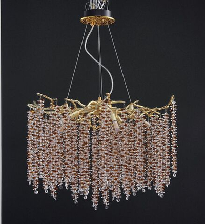 люстра Coral Crystals Round Copper II Color