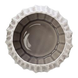 Набор из 2 салатников Actinia серого цвета из коллекции Sea treasures, 640 мл