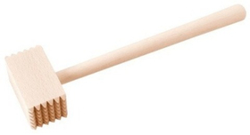 Молоток для отбивания мяса дерев. 0,13 кг 4*4 см. 28 см.