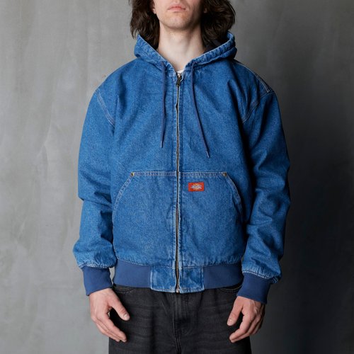 Куртка мужская Dickies Hooded Denim Jacket артикул:DK0A89FBCLB1 - купить в магазине Дайс