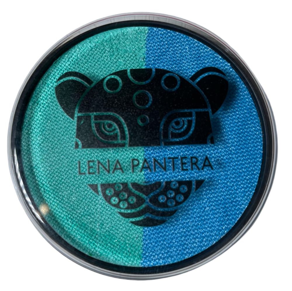 Аквагрим перламутровые бирюзовый/голубой 20 гр LENA PANTERA
