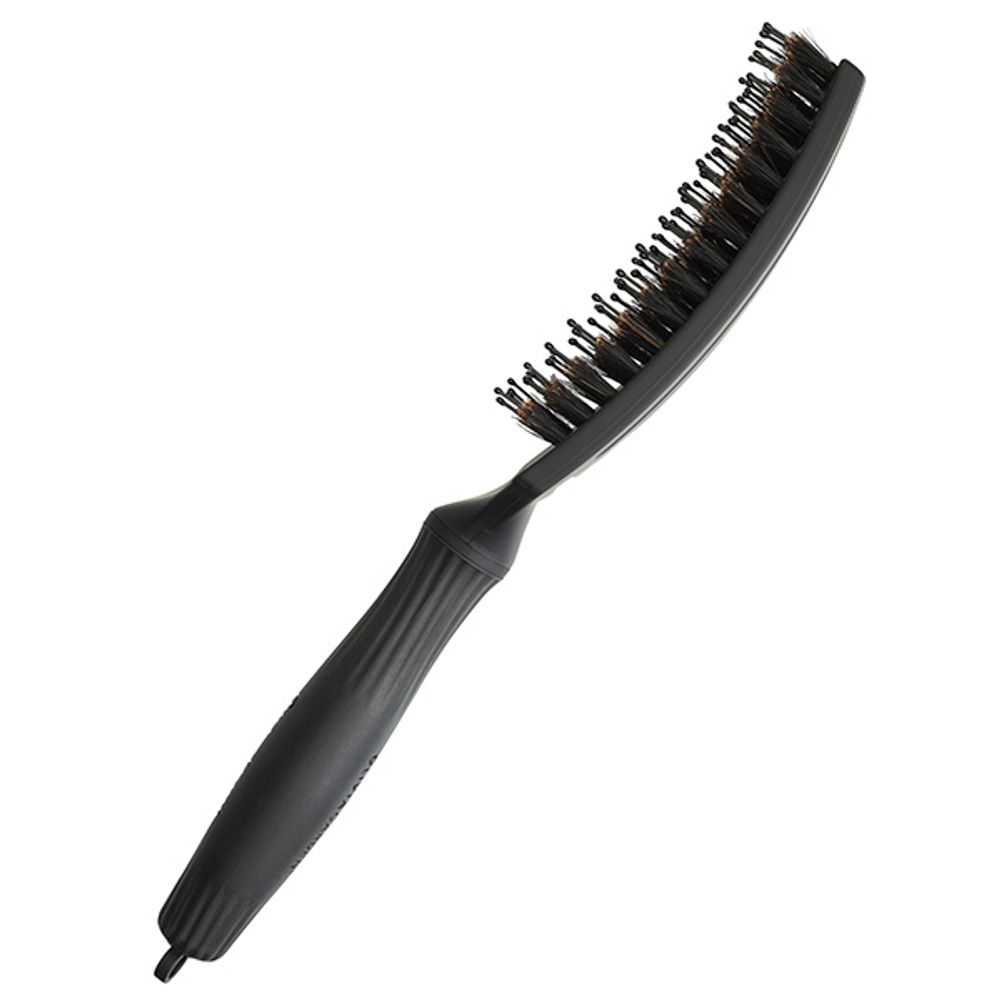 Щетка для волос Olivia Garden Fingerbrush, Care Iconic Boar&Nylon Full, Black, M ID1729 - 3
