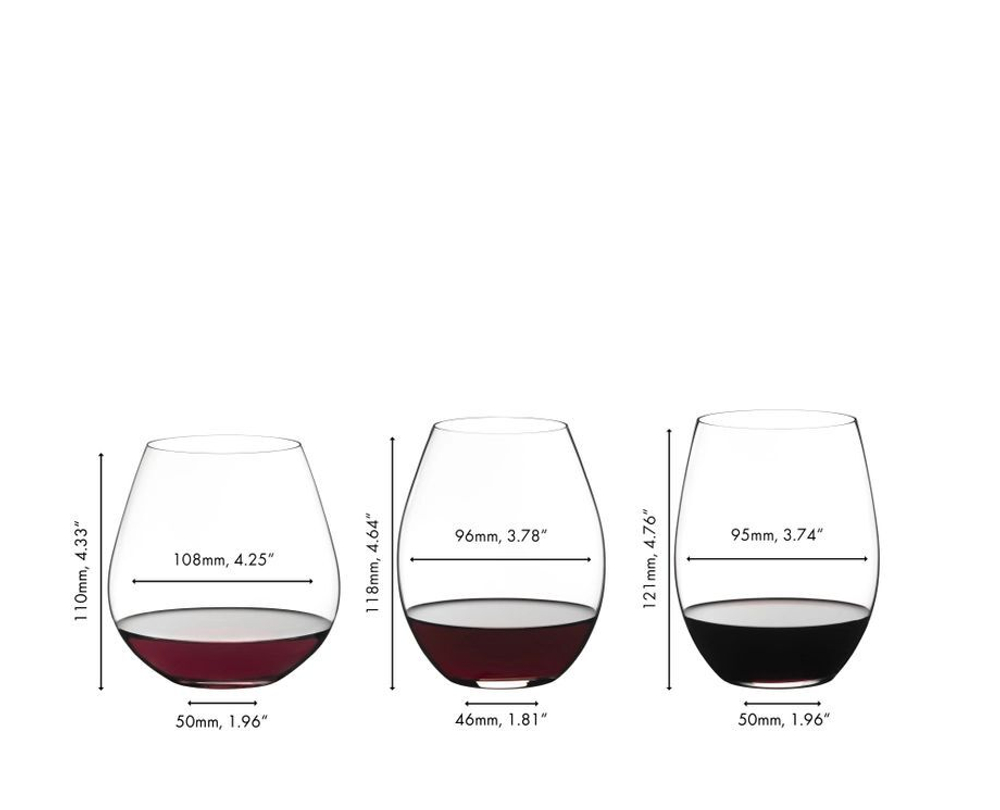 Набор из 3-х бокалов для красного вина O Wine Tumbler The Key To Wine Red Wine Set Riedel