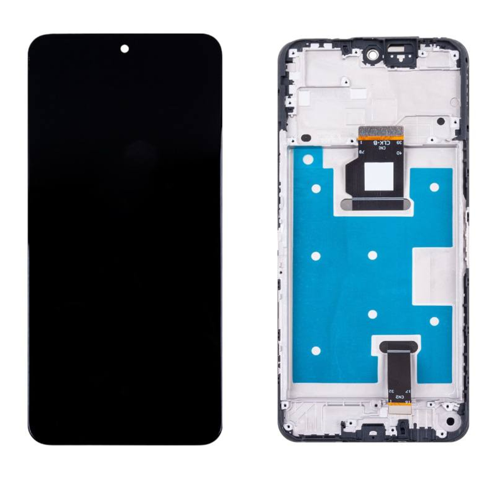 Дисплей для Huawei Honor X7b 4G/90 Smart (CLK-LX1/CLK-NX1) с рамкой Черный - OR X-Lux