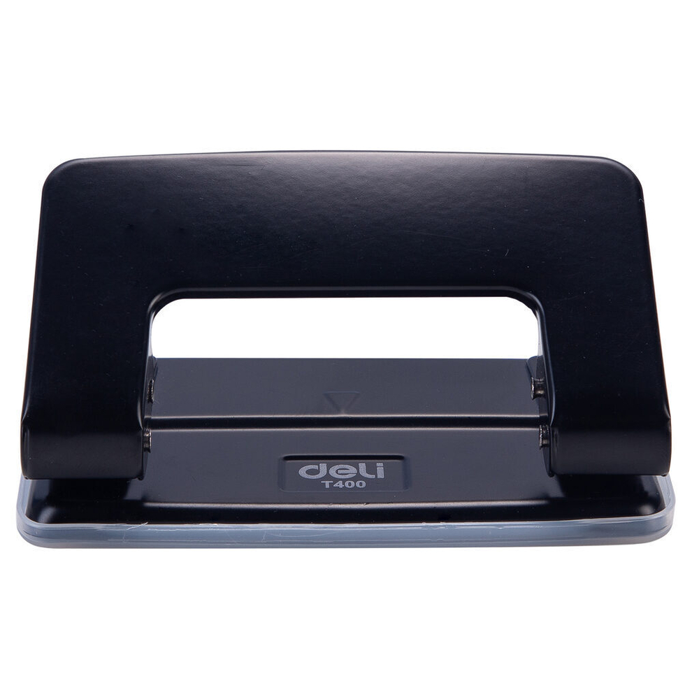 Дырокол Deli   8 лист., металл, серый