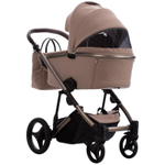 Детская коляска Bebetto Loren Sand 3 в 1 с автокреслом Avionaut Cosmo 02 бежевый