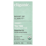 Cliganic, Boost of Clarity ™, органическое эфирное масло, чайное дерево, 10 мл (0,34 жидк. Унции)