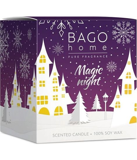 Волшебная ночь, ароматическая свеча, Bago home