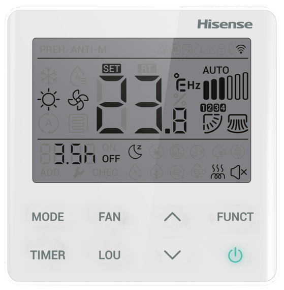 Внутренний блок настенного типа Hisense ZOOM FREE Match DC Inverter R32 AMS-24UW4RBTKB02 — (6)