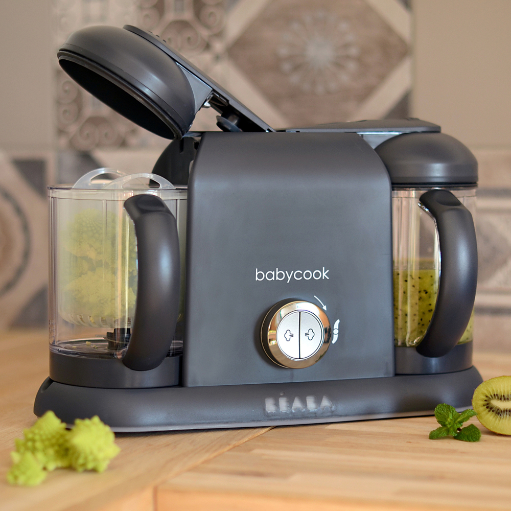 Уцененный товар: блендер-пароварка для детского питания 5 в 1 BEABA Babycook DUO черный